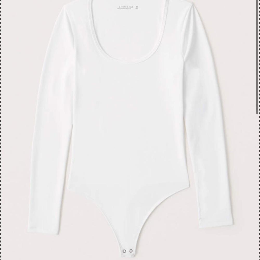 Abercrombie & Fitch white thong body suit. Size XS